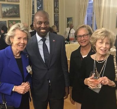 Bobbie Brewster, Amb. Altidor, Nelle Goen, Nancy Folger