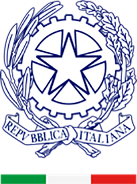 Seal with label Repubblica Italiana